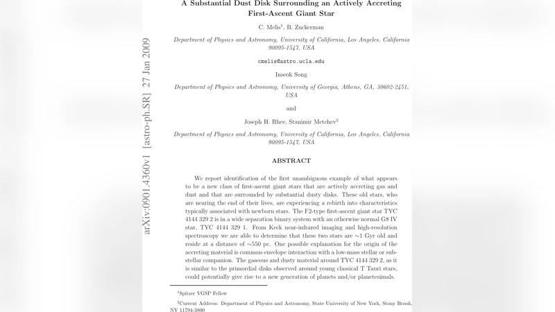 A Substantial Dust Disk Surrounding an Actively Accreting First-Ascent   Giant Star