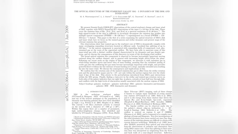 The optical structure of the starburst galaxy M82 - I: Dynamics of the   disk and inner-wind