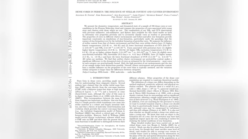 Dense Cores in Perseus: The Influence of Stellar Content and Cluster   Environment