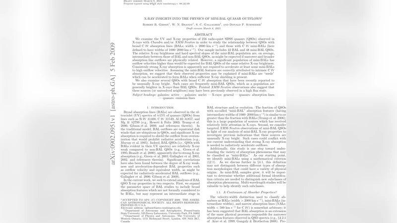 X-Ray Insights Into the Physics of Mini-BAL Quasar Outflows