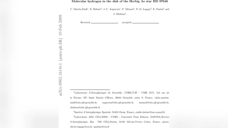 Molecular hydrogen in the disk of the Herbig Ae star HD97048