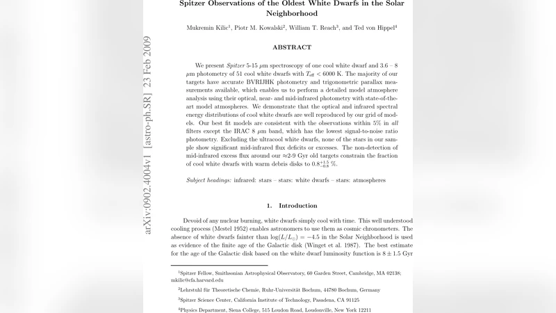 Spitzer Observations of the Oldest White Dwarfs in the Solar   Neighborhood