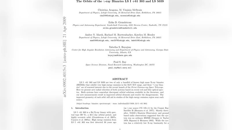 The Orbits of the Gamma-ray Binaries LS I +61 303 and LS 5039