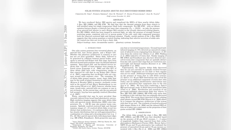 Solar System Analogs Around IRAS-Discovered Debris Disks