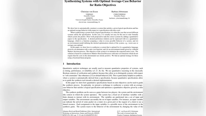 Synthesizing Systems with Optimal Average-Case Behavior for Ratio   Objectives