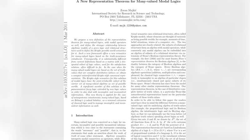 A New Representation Theorem for Many-valued Modal Logics