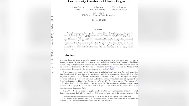 Connectivity threshold for Bluetooth graphs