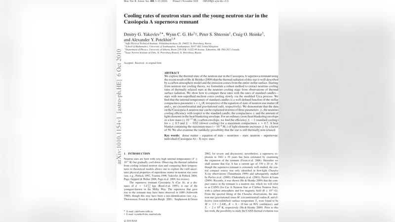 Cooling rates of neutron stars and the young neutron star in the   Cassiopeia A supernova remnant
