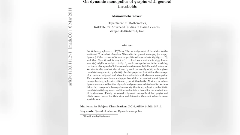 On dynamic monopolies of graphs with general thresholds