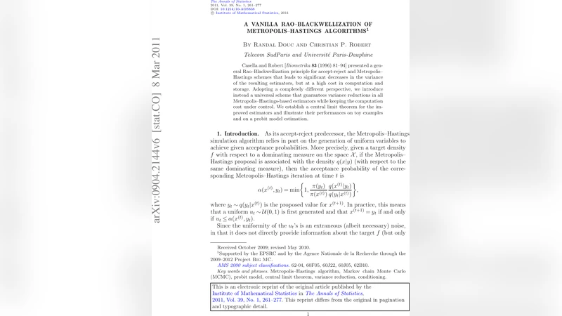 A vanilla Rao--Blackwellization of Metropolis--Hastings algorithms