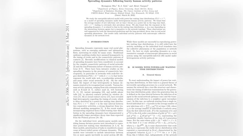 Spreading Dynamics Following Bursty Human Activity Patterns