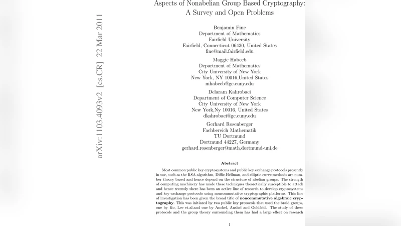 Aspects of Nonabelian Group Based Cryptography: A Survey and Open   Problems