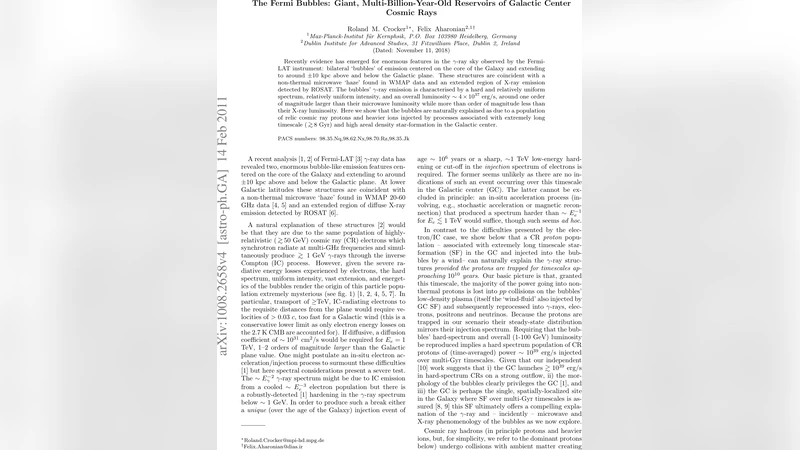 The Fermi Bubbles: Giant, Multi-Billion-Year-Old Reservoirs of Galactic   Center Cosmic Rays