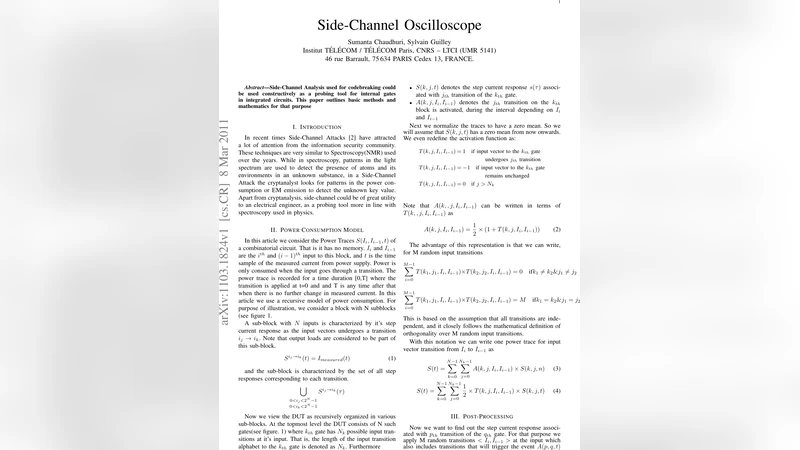 Side-Channel Oscilloscope