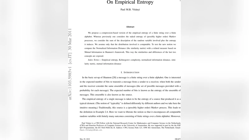 On Empirical Entropy