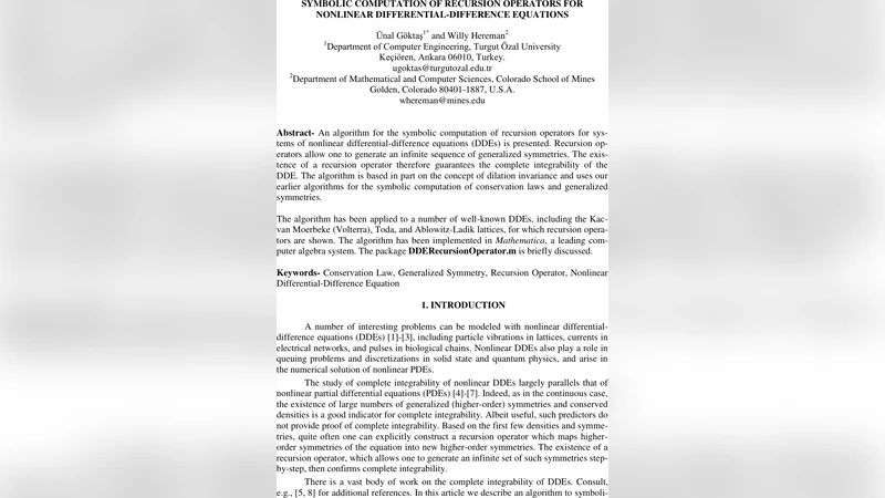 Symbolic Computation of Recursion Operators for Nonlinear   Differential-Difference equations