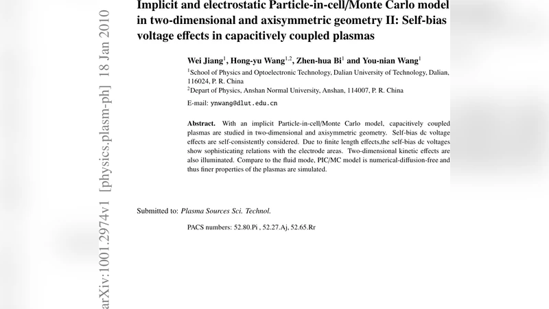 Implicit and electrostatic Particle-in-cell/Monte Carlo model in two   dimensional and axisymmetric geometry II: Self-bias voltage effects in   capacitively coupled plasmas