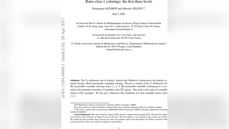 Baire-class $xi$ colorings: the first three levels