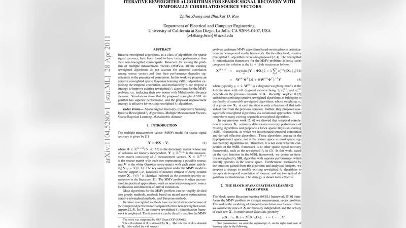 Iterative Reweighted Algorithms for Sparse Signal Recovery with   Temporally Correlated Source Vectors