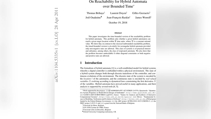 On Reachability for Hybrid Automata over Bounded Time