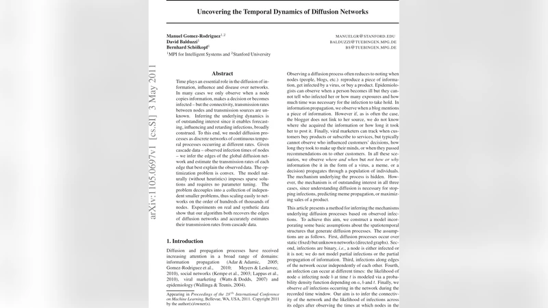 Uncovering the Temporal Dynamics of Diffusion Networks