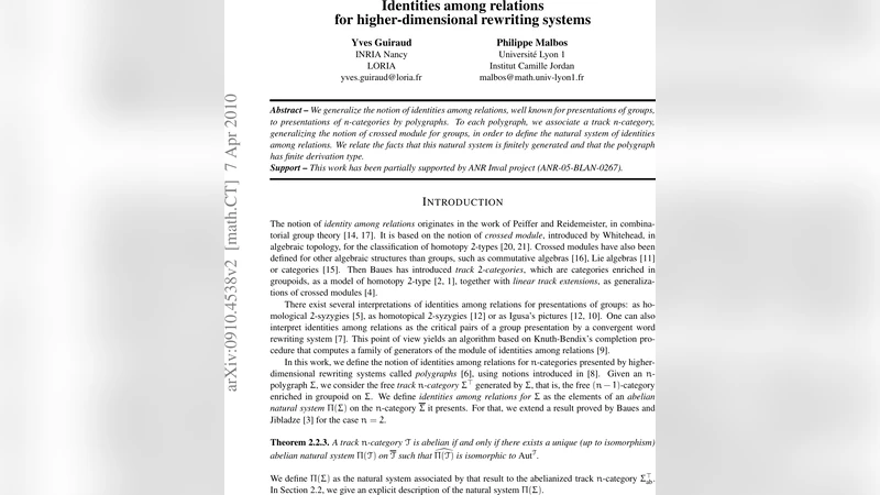 Identities among relations for higher-dimensional rewriting systems
