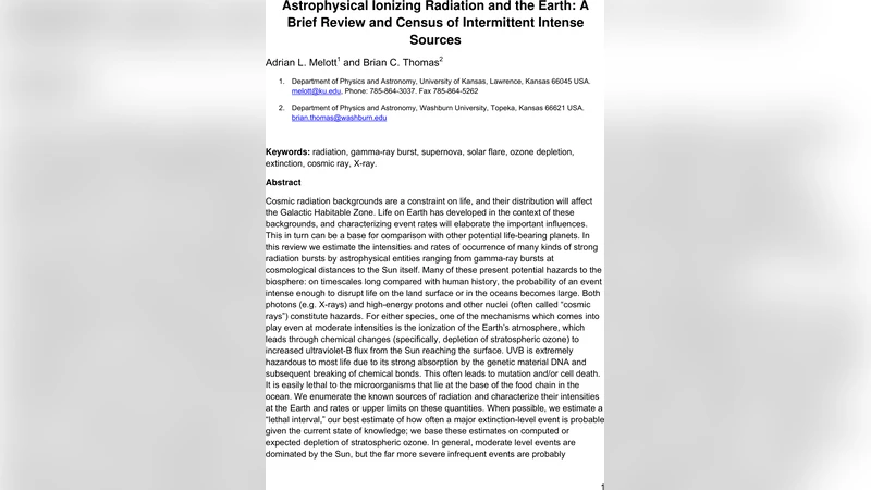 Astrophysical Ionizing Radiation and the Earth: A Brief Review and   Census of Intermittent Intense Sources