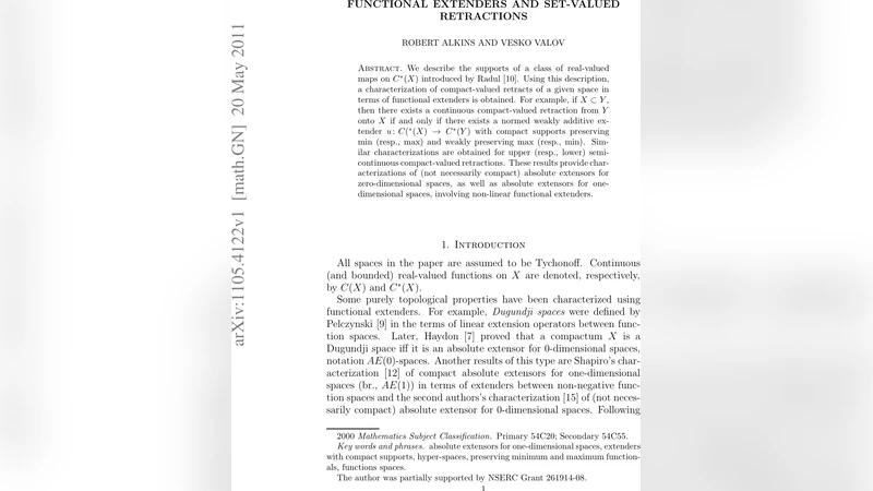 Functional extenders and set-valued retractions