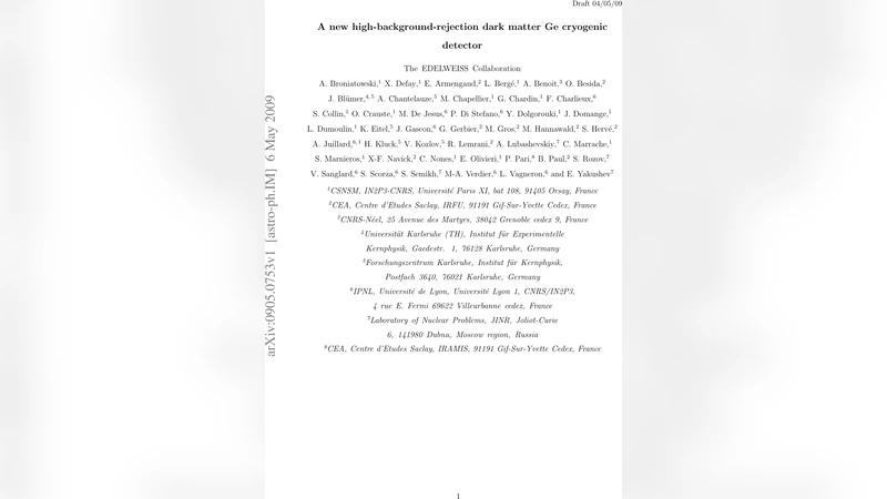 A new high-background-rejection dark matter Ge cryogenic detector