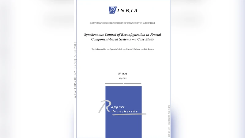 Synchronous Control of Reconfiguration in Fractal Component-based   Systems -- a Case Study