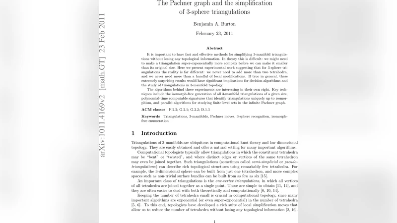 The Pachner graph and the simplification of 3-sphere triangulations