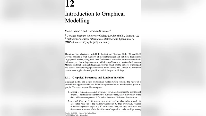 Introduction to Graphical Modelling
