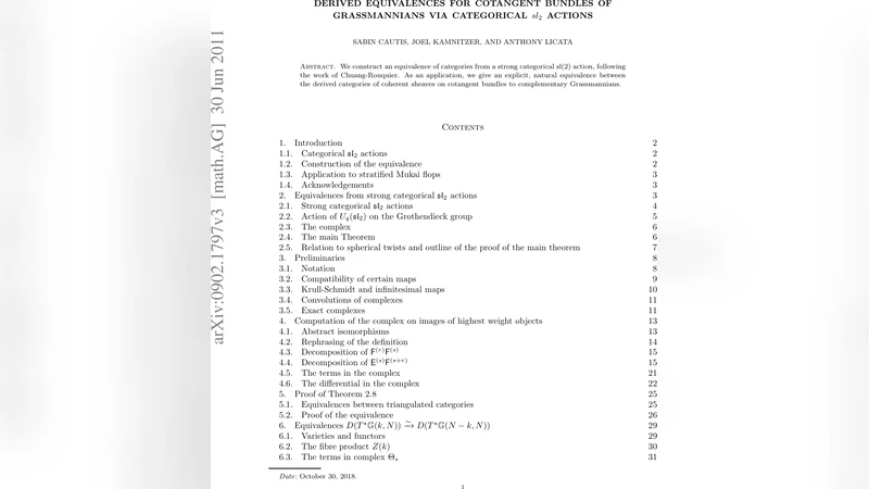 Derived equivalences for cotangent bundles of Grassmannians via   categorical sl(2) actions