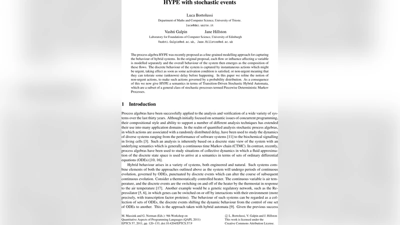 HYPE with stochastic events