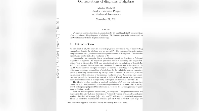 On resolutions of diagrams of algebras