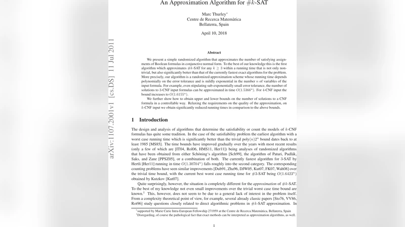 An Approximation Algorithm for #k-SAT