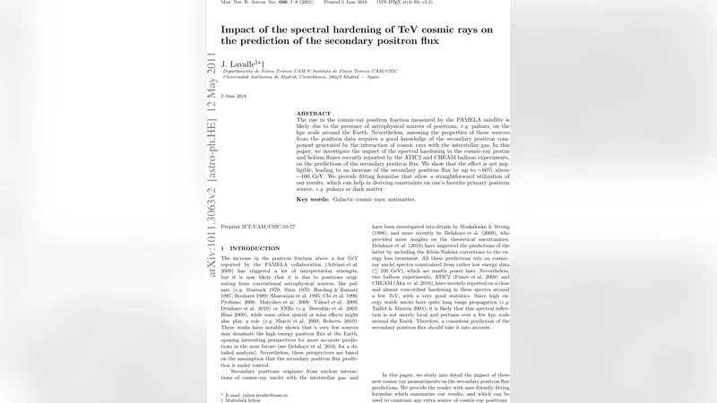 Impact of the spectral hardening of TeV cosmic rays on the prediction of   the secondary positron flux