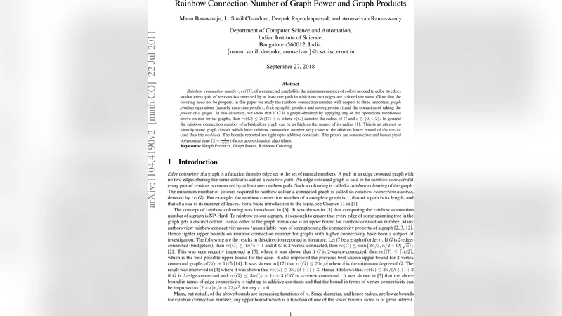 Rainbow Connection Number of Graph Power and Graph Products