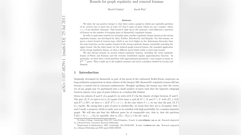 Bounds for graph regularity and removal lemmas