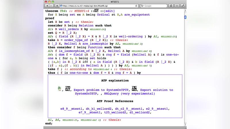 Automated Reasoning and Presentation Support for Formalizing Mathematics   in Mizar