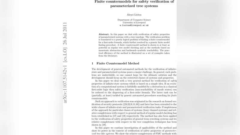Finite countermodels for safety verification of parameterized tree   systems