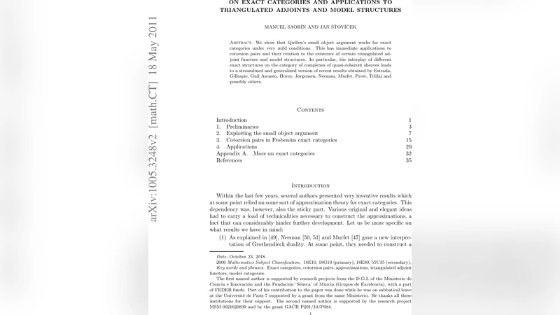On exact categories and applications to triangulated adjoints and model   structures
