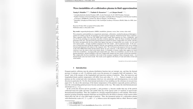 Wave instabilities of a collisionless plasma in fluid approximation
