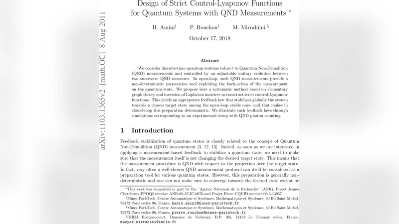 Design of Strict Control-Lyapunov Functions for Quantum Systems with QND   Measurements