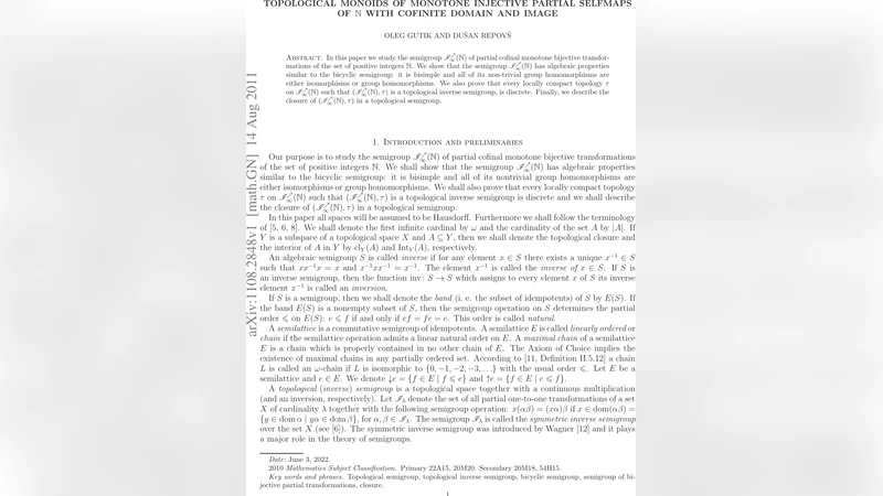 Topological monoids of monotone injective partial selfmaps of   $mathbb{N}$ with cofinite domain and image