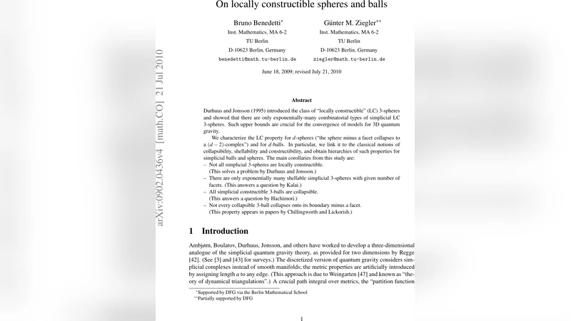 On locally constructible spheres and balls