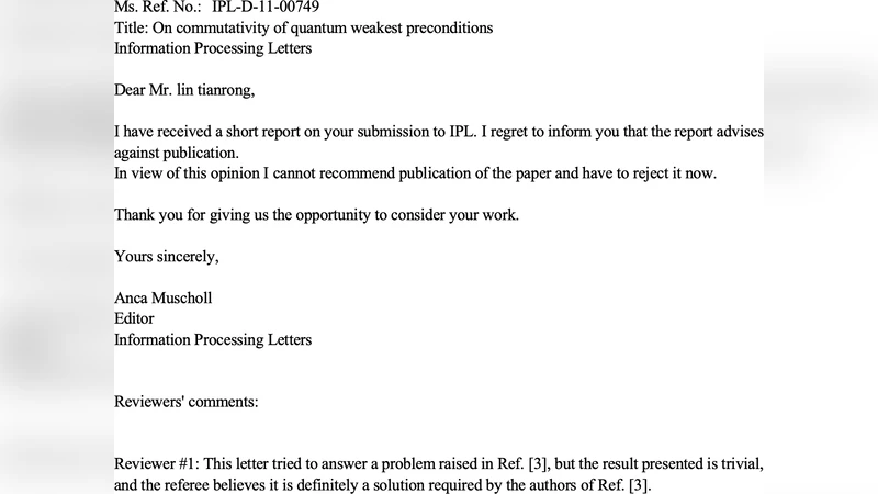 Simple characterizations for commutativity of quantum weakest   preconditions
