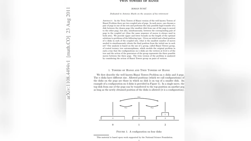 Twin Towers of Hanoi