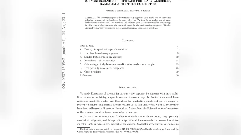 (Non-)Koszulness of operads for n-ary algebras, galgalim and other   curiosities
