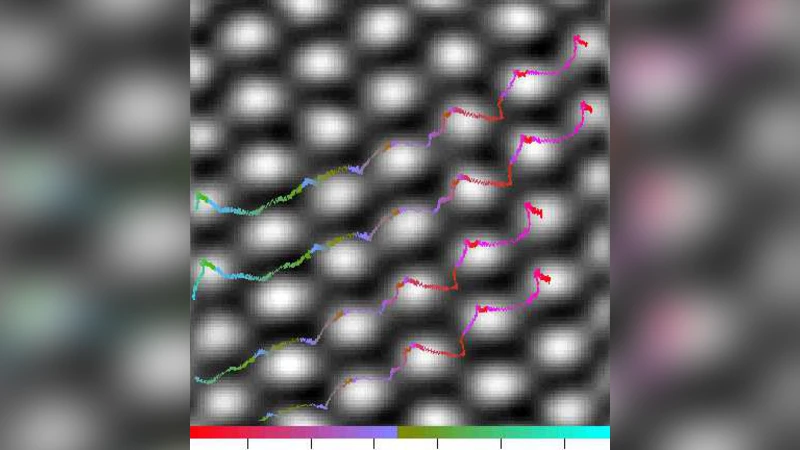 Nonuniform and coherent motion of superconducting vortices in the   picometer-per-second regime